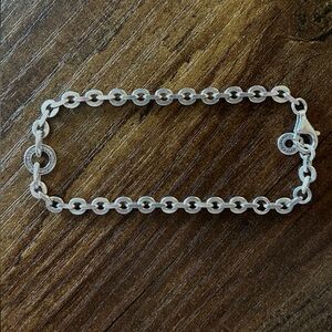 Pandora Signature Pavé Bold Chain Bracelet- Sterling silver